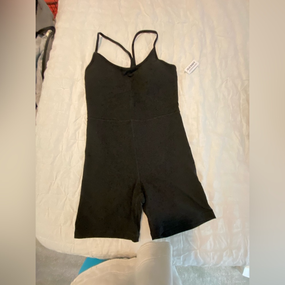 Old Navy Black One Piece jumpsuit with Spaghetti Straps